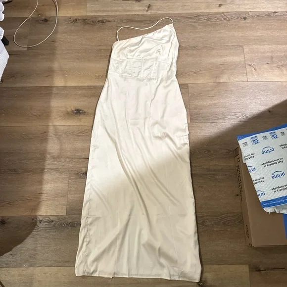 peppermayo cream dress Willow Knit Mini Dress